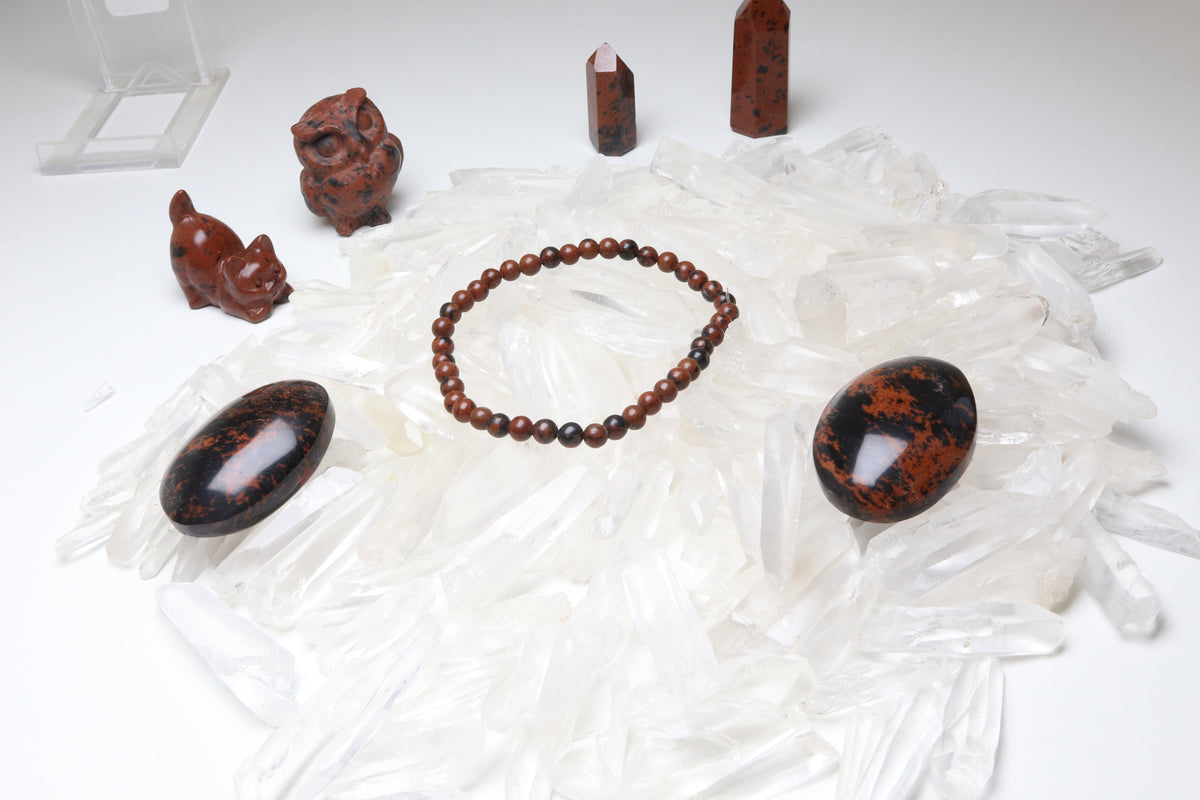 Bracelet Obsidienne Acajou