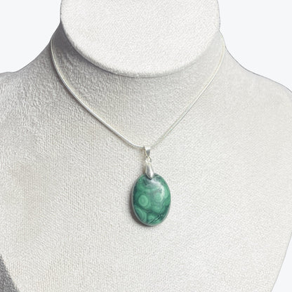 Pendentif Malachite Cabochon