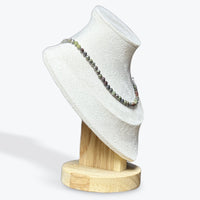 Collier Jaspe Sang de Dragon Facetté - 3