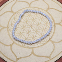 Bracelet Aigue marine 4 mm