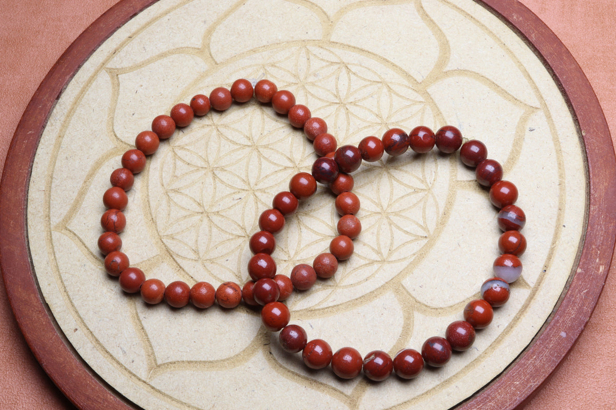 Bracelet Jaspe Rouge