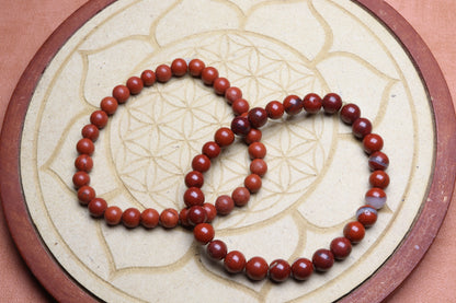 Bracelet Jaspe Rouge