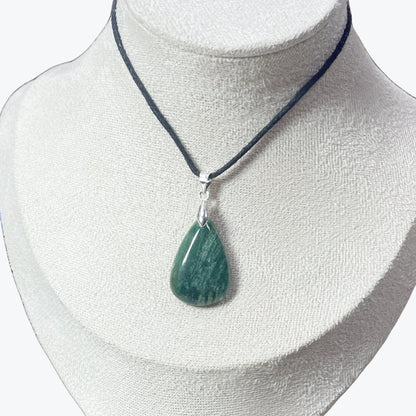 Pendentif Aventurine Verte Goutte – photo 3