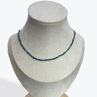 Collier Azurite Malachite Facetté