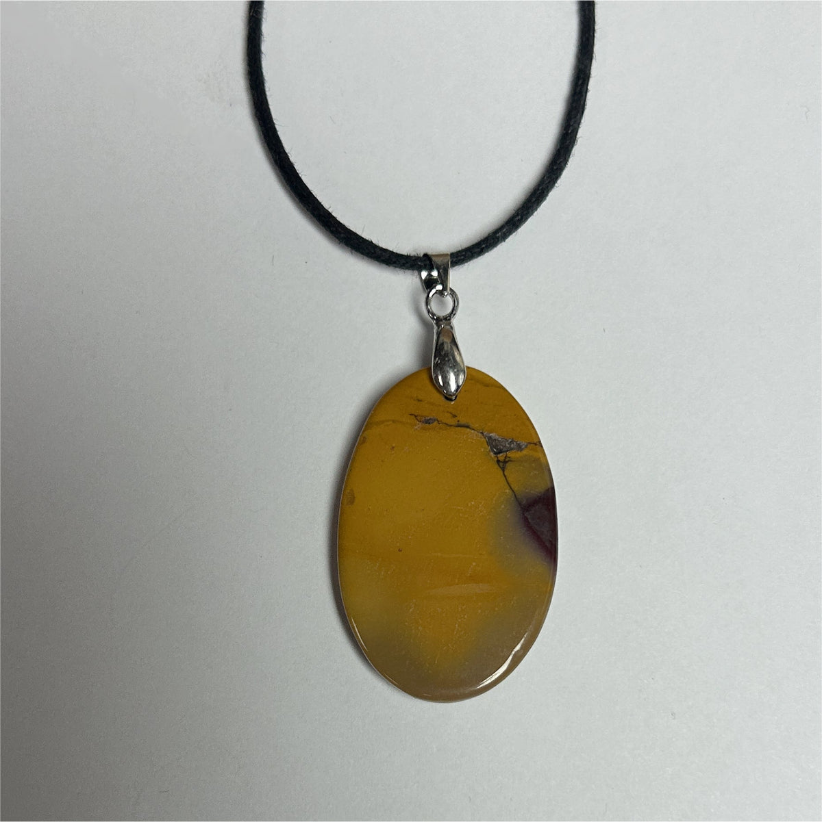 Pendentif Mokaite - Cabochon avec Bélière Inoxydable – photo 3