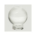Boule de cristal reconstituée lisse avec base - 10cm