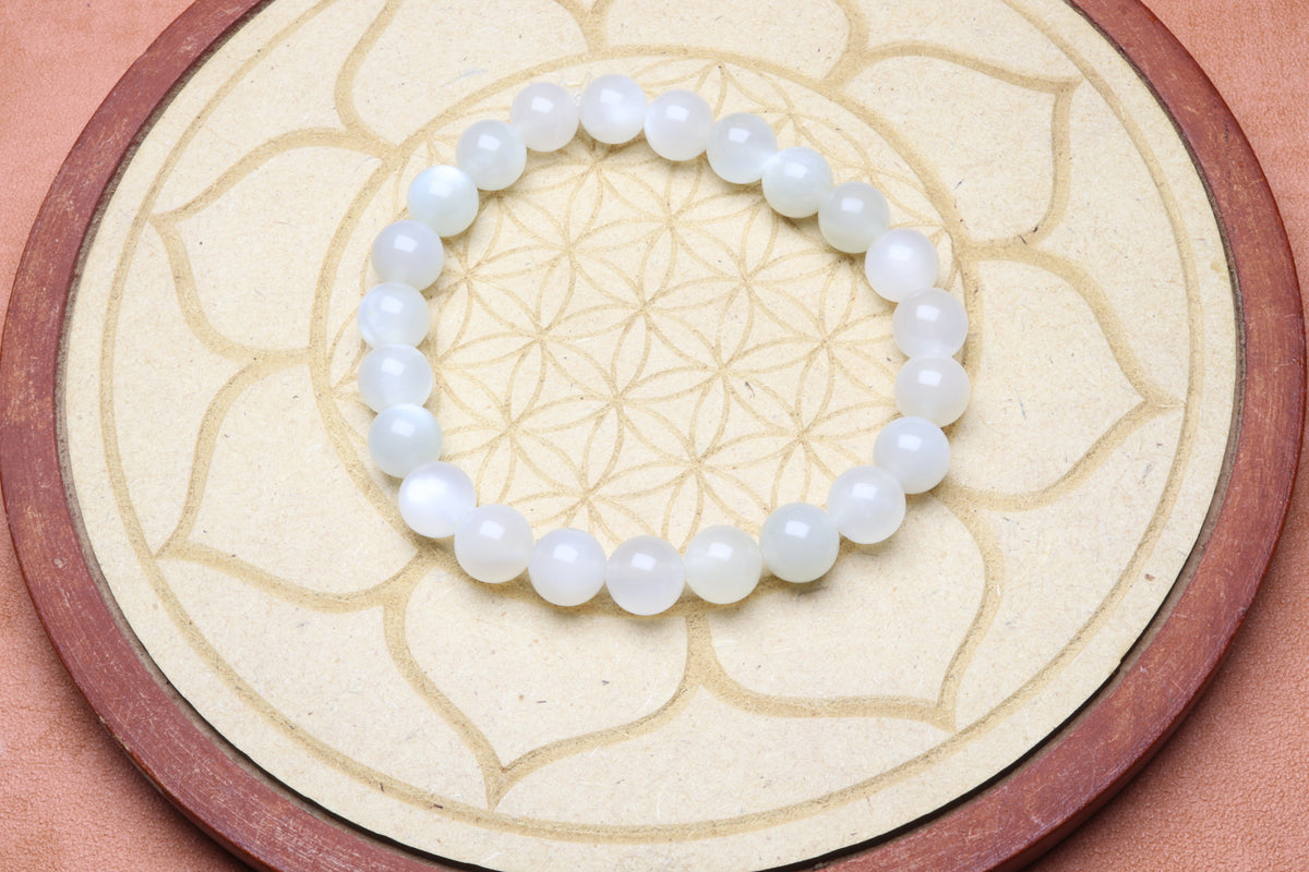 Bracelet Pierre de Lune Blanche – photo 5