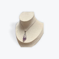 Pendentif Amethyste brute roulée