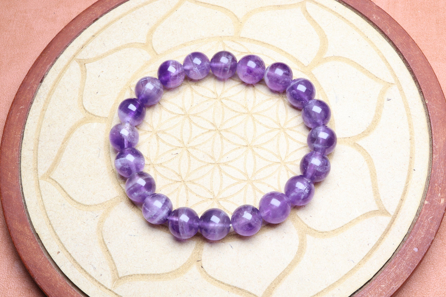Bracelet en Améthyste - Sommeil et Harmonie 10mm