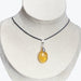 Pendentif citrine ovale