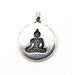 Charme Bouddha Argent 2cm 50pcs