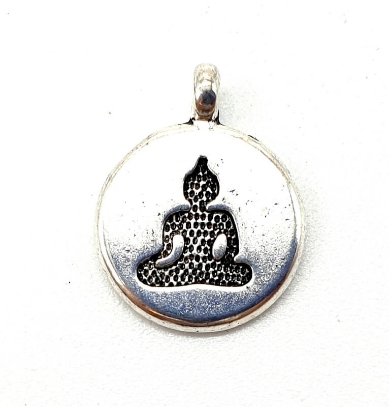 Charme Bouddha Argent 2cm 50pcs