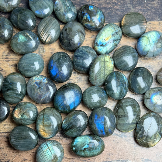 Pierres roulées en Labradorite - 20gr - 3x3 cm