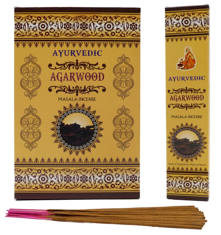 Encens Ayurvedic Bois d'Agar 12x15g