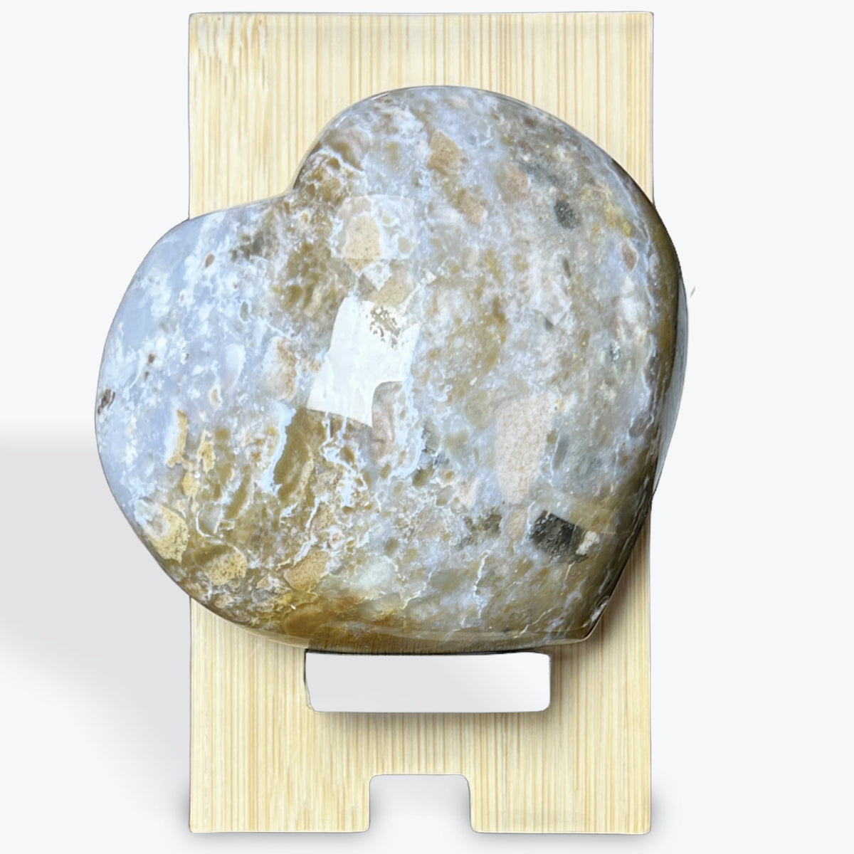 Coeur en Agate naturel
