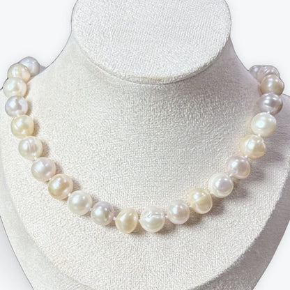 Collier Perles De Culture  Avec Noeuds