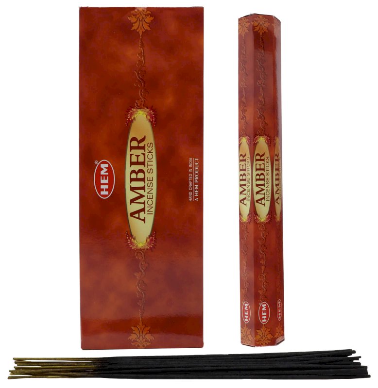 Encens HEM Ambre 6x20g