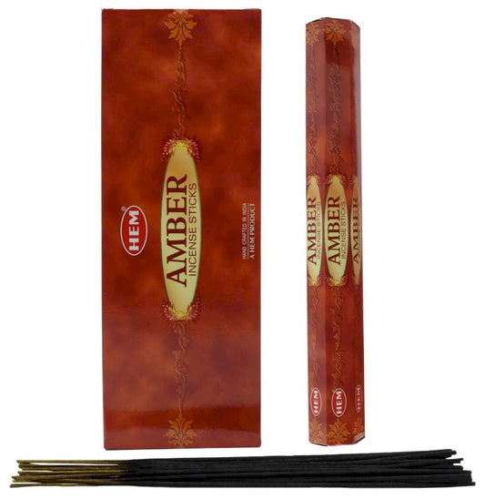 Encens HEM Ambre 6x20g