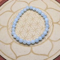 Bracelet en Aigue-Marine - Sérénité et Clarté 6mm