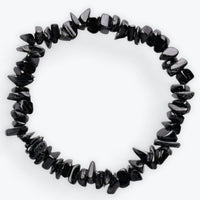 Bracelet baroque de tourmaline noire