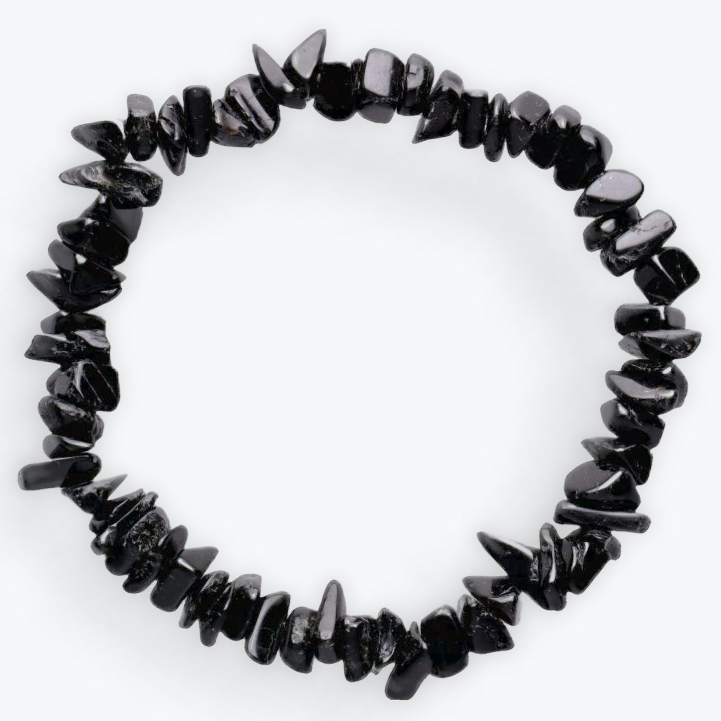 Bracelet baroque de tourmaline noire