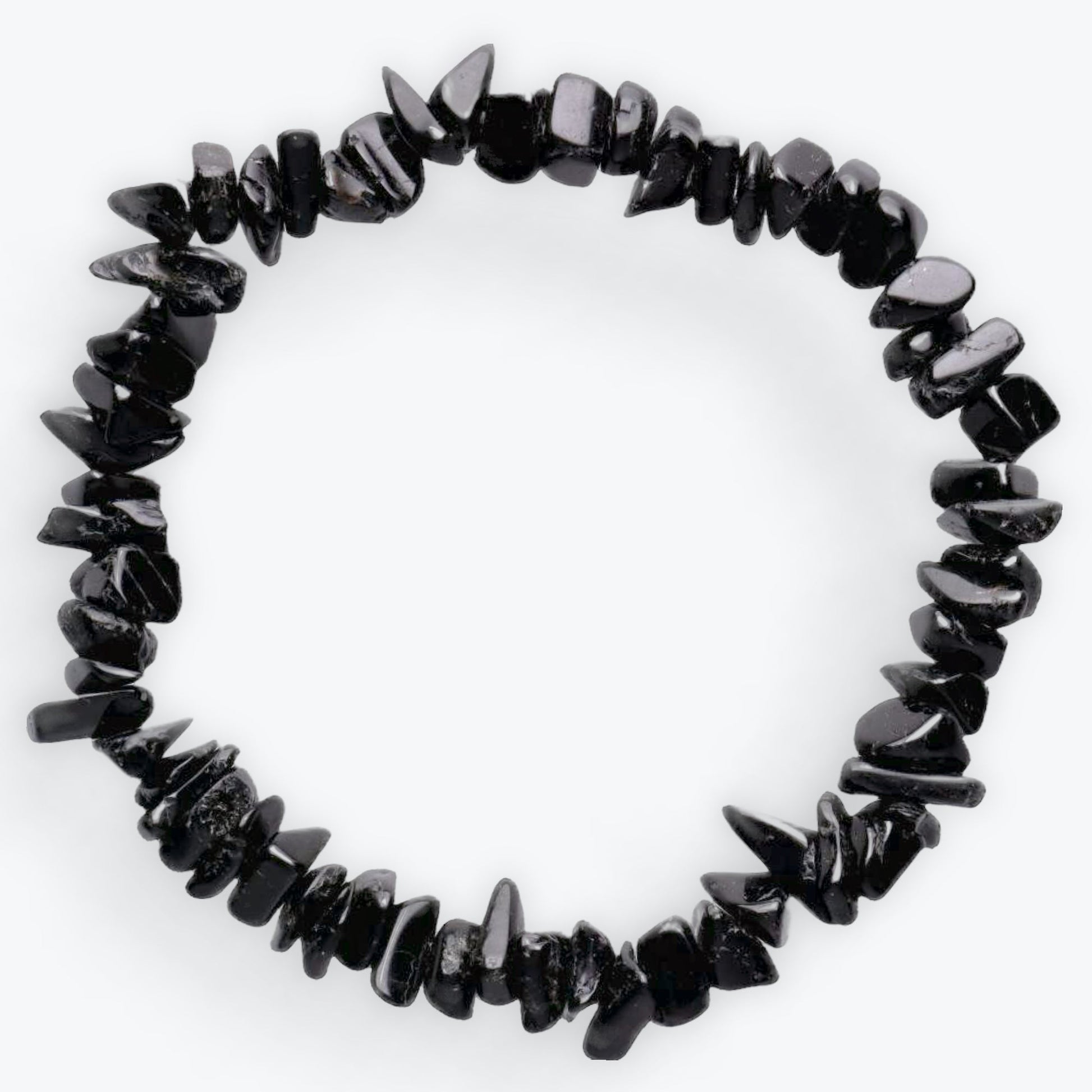 Bracelet baroque de tourmaline noire