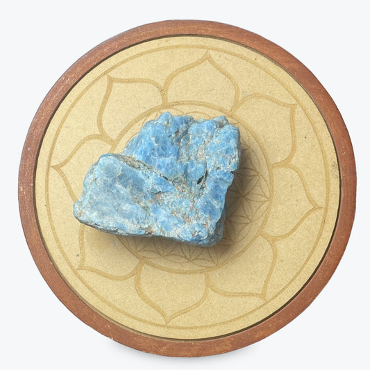 Apatite bleue - pierre brute