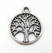 Charme Arbre de Vie Argent 2cm 50pcs