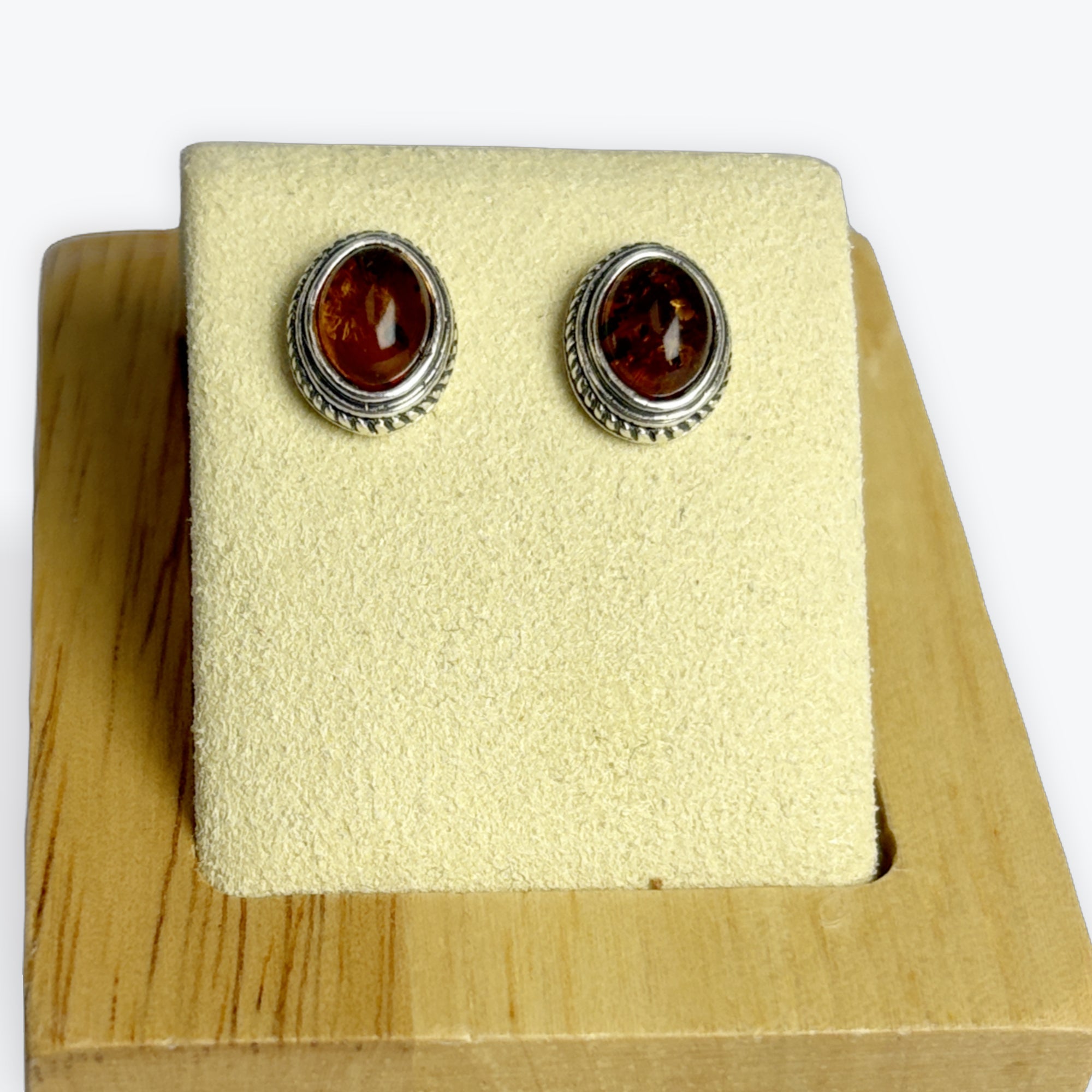 Boucle d'oreilles puce ancien - Argent 925