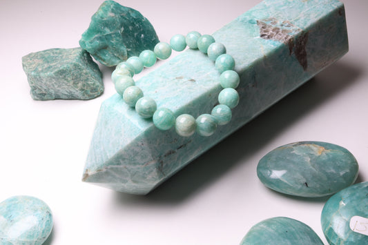 Bracelet Amazonite 10 mm