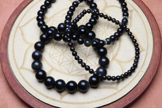 Bracelet Obsidienne Œil Céleste