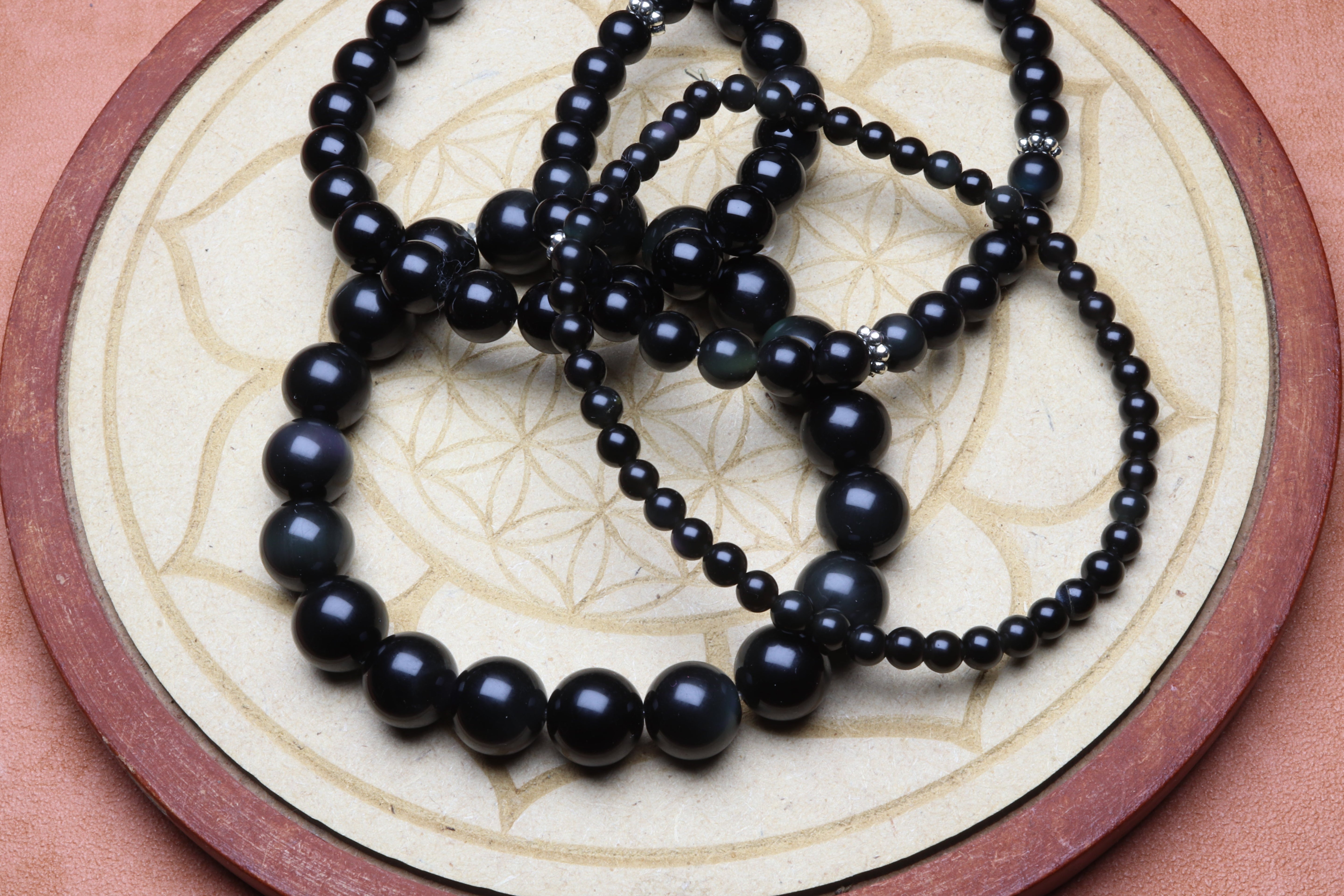 Bracelet Obsidienne Œil Céleste