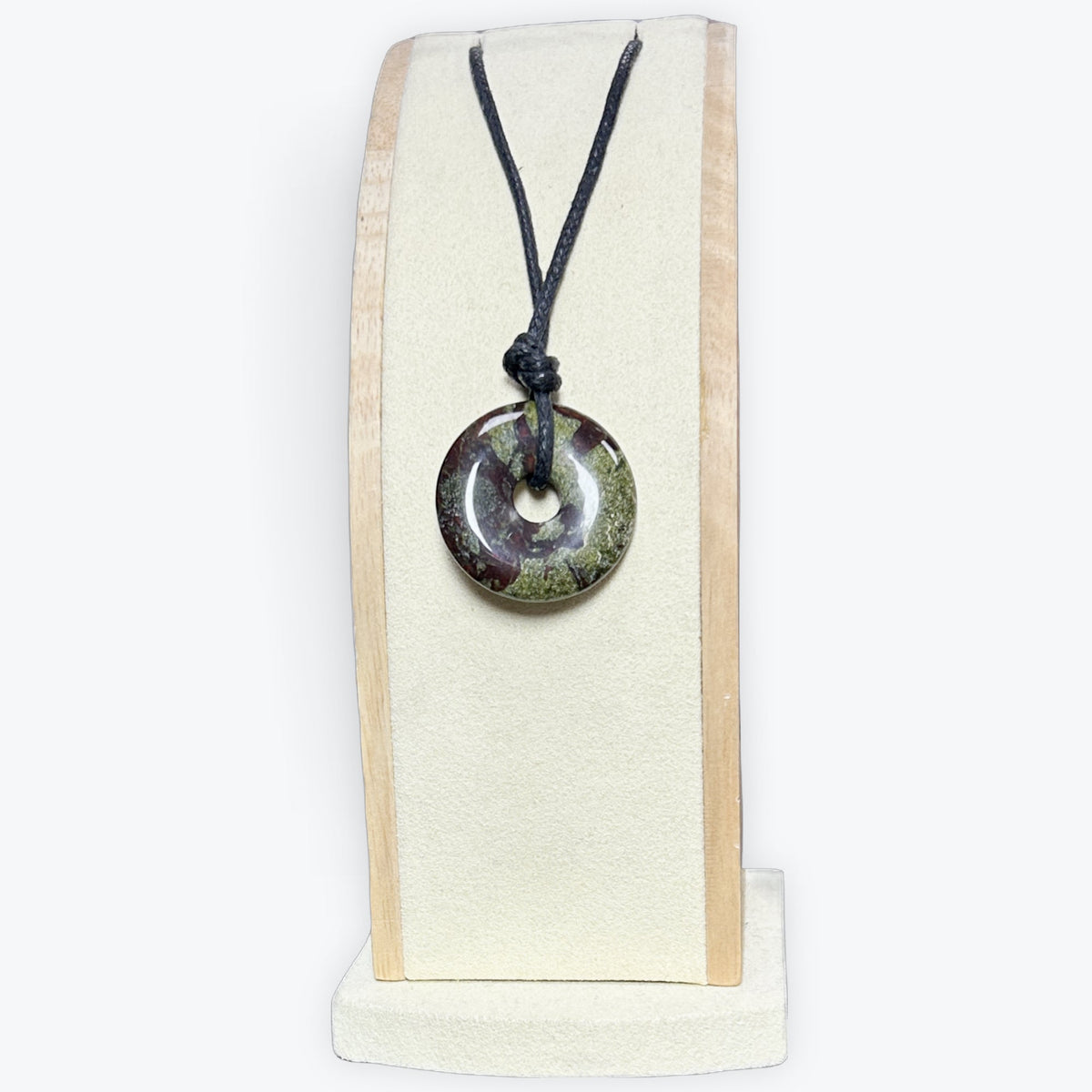 Pendentif Jaspe Sang de Dragon Donut