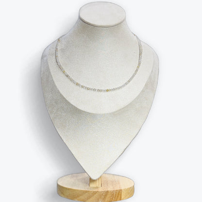 Collier Quartz rutile facetté – photo 3