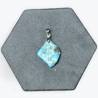 Pendentif Naturel Turquoise d'Arizona