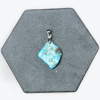 Pendentif Naturel Turquoise d'Arizona
