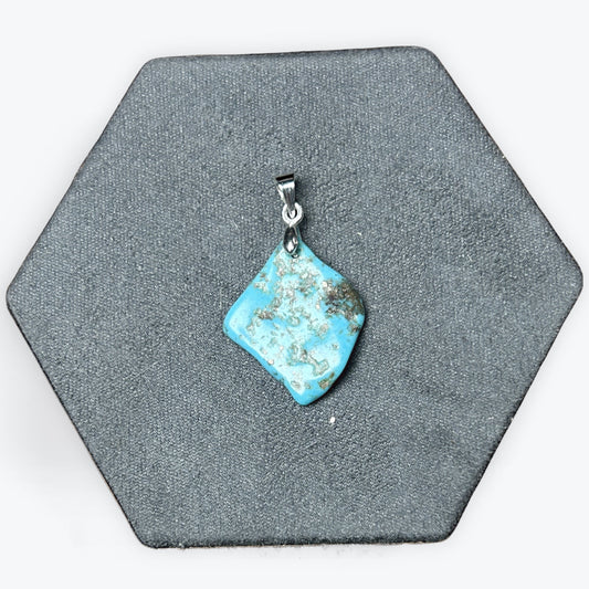 Pendentif Naturel Turquoise d'Arizona