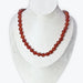 Collier Cornaline | 10mm Fermoir Acier Inoxydable