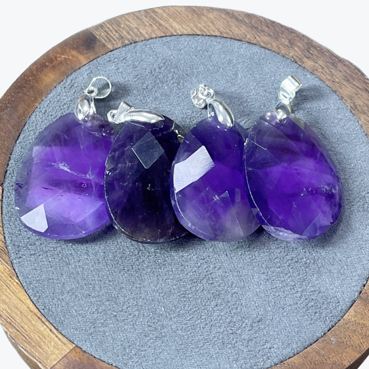 Pendentif Amethyste Facetté