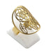 Bague Inox dorée Attrape-rêves