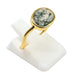 Bague Argent 925 Agate Mousse Design