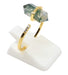 Bague Argent 925 Agate Mousse Pointe