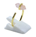 Bague Argent 925 Quartz Rose Pointe
