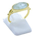 Bague Argent 925 Aigue Marine Ovale