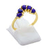Bague Argent 925 Lapis Lazuli Diadème