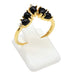 Bague Argent 925 Onyx Diadème