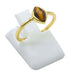 Bague Argent 925 Oeil de Tigre Marquise