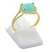 Bague Argent 925 Amazonite Rectangle