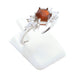 Bague Argent 925 'Flocon d'Argent' - Grenat
