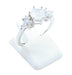 Bague Argent 925 'Flocon d'Argent' - Pierre de Lune